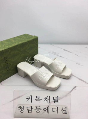 구찌 러버슬라이드 샌들