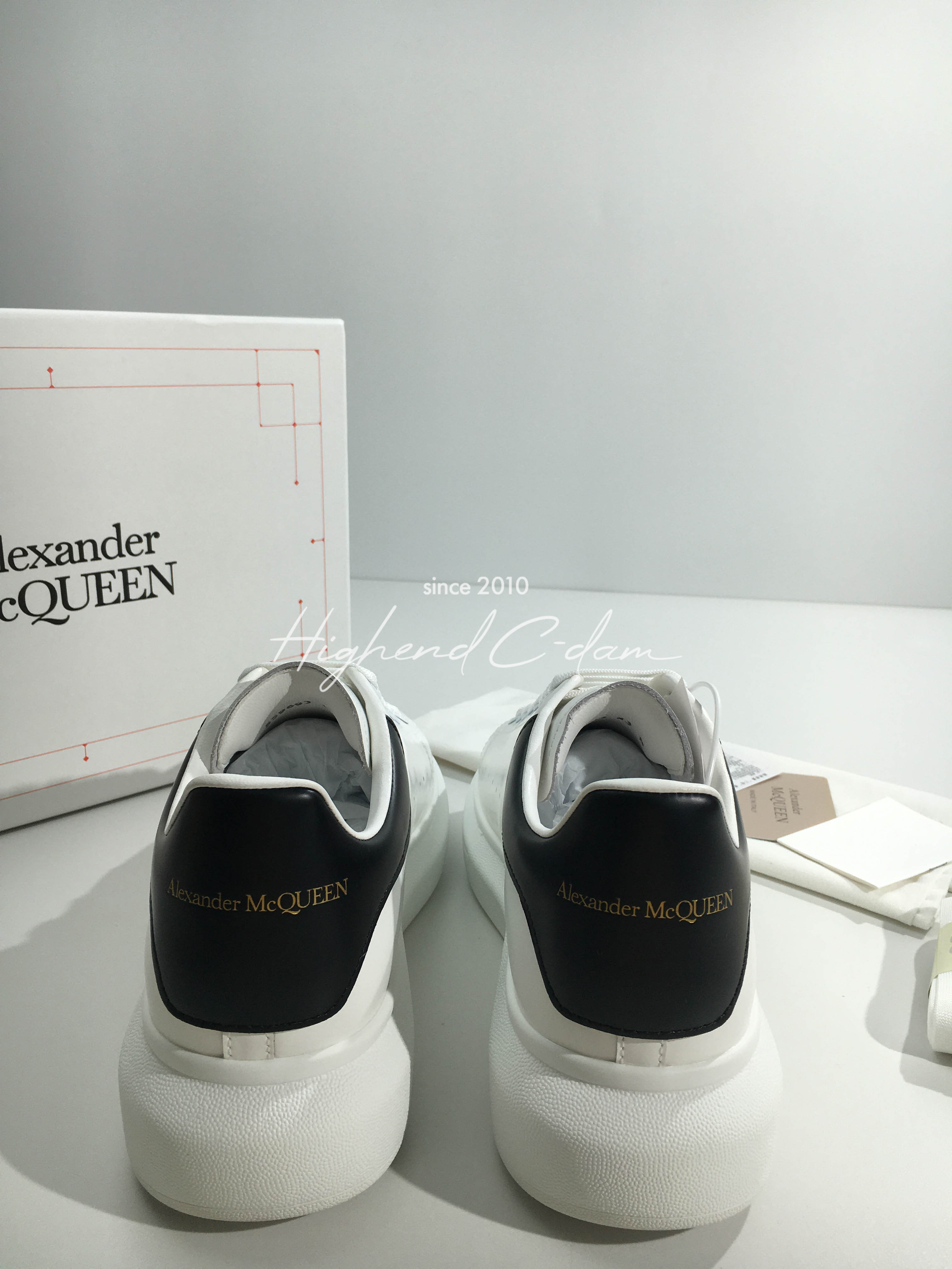 알렉산더 맥퀸 21ss 오버솔 스니커즈 블랙탭 (남녀공용)