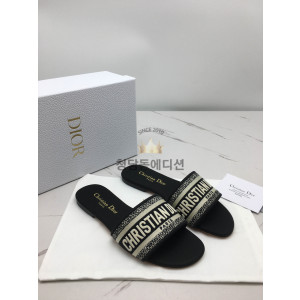크리스찬 디올 슬라이드 슬리퍼 정품급 (1cm/5cm) (컬러 블랙)