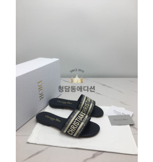 크리스찬 디올 슬라이드 슬리퍼 정품급 (컬러 네이비) (1cm/5cm)