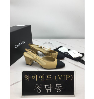 샤넬 투톤 슬링백 미들 하이엔드급