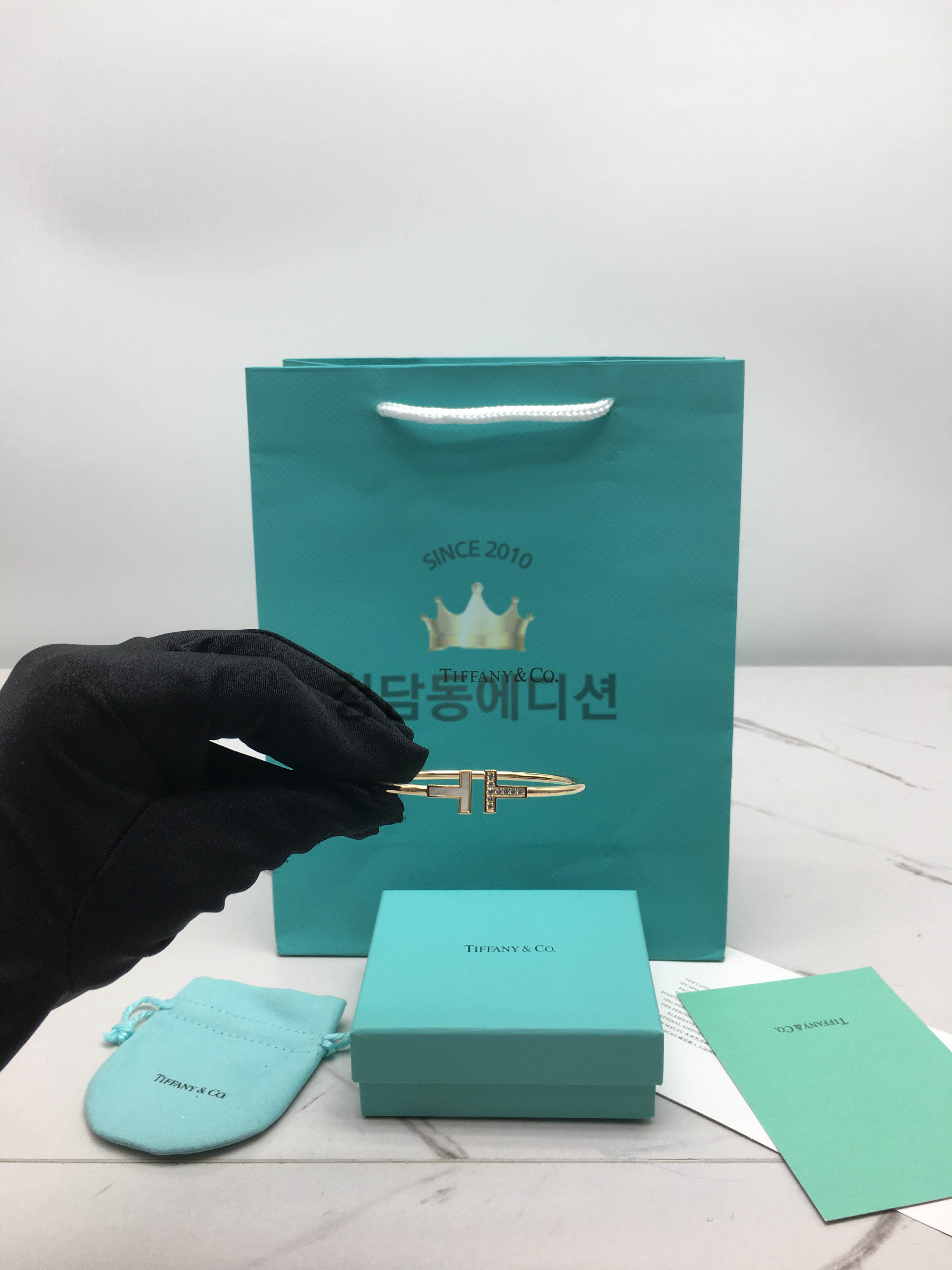 티파니 T와이어 팔찌