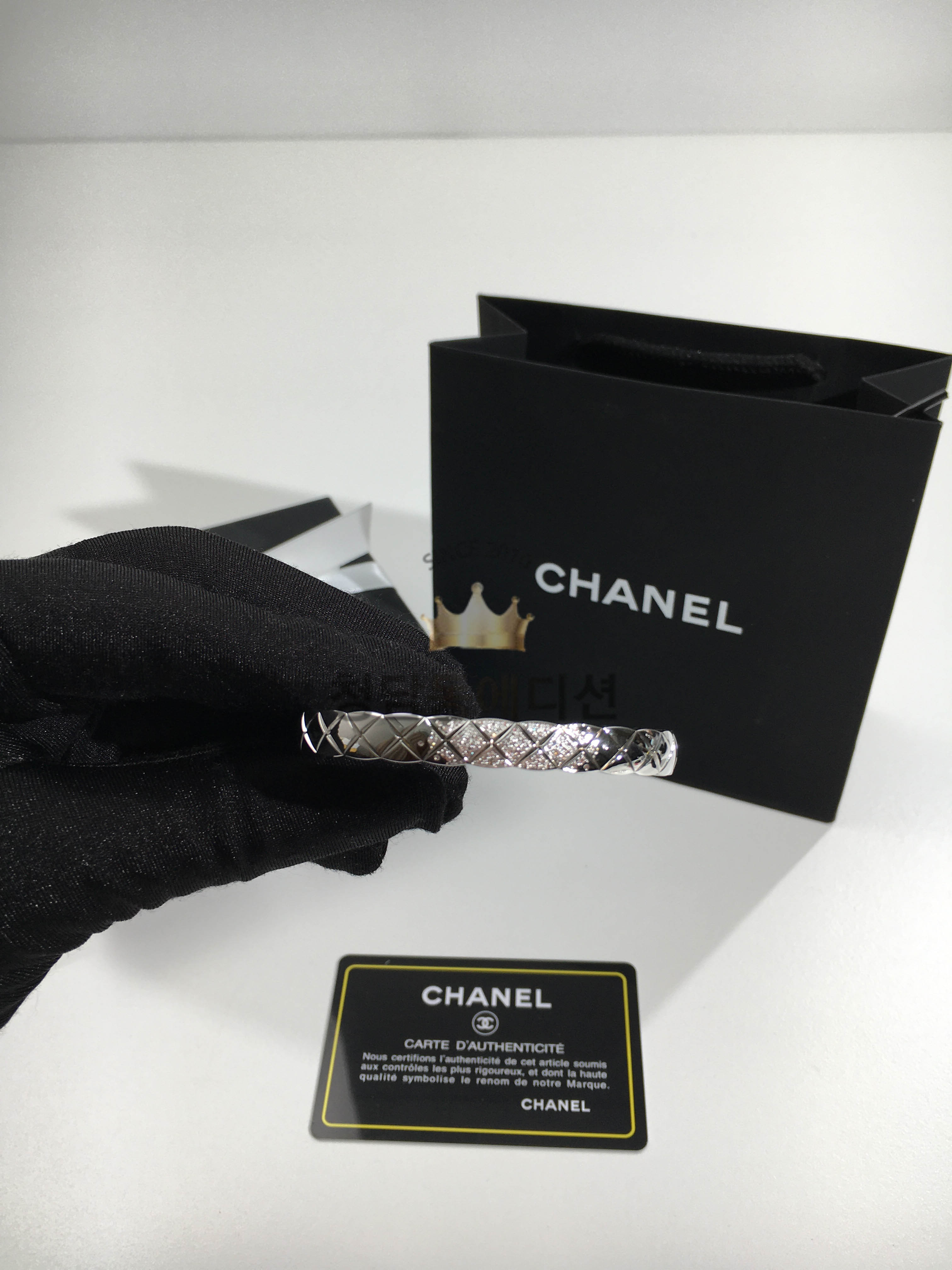 샤넬 코코 크러쉬 팔찌 17CM (컬러 옐로우골드, 화이트골드)
