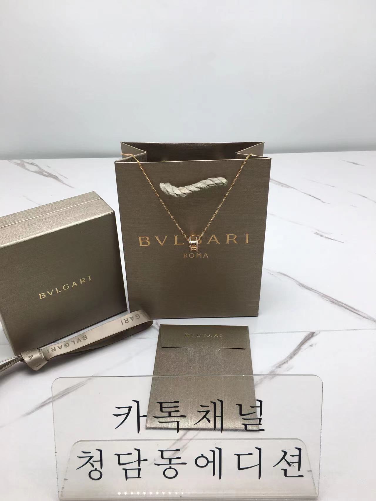 불가리 비제로원 목걸이 (로즈골드,실버 2COLOR)
