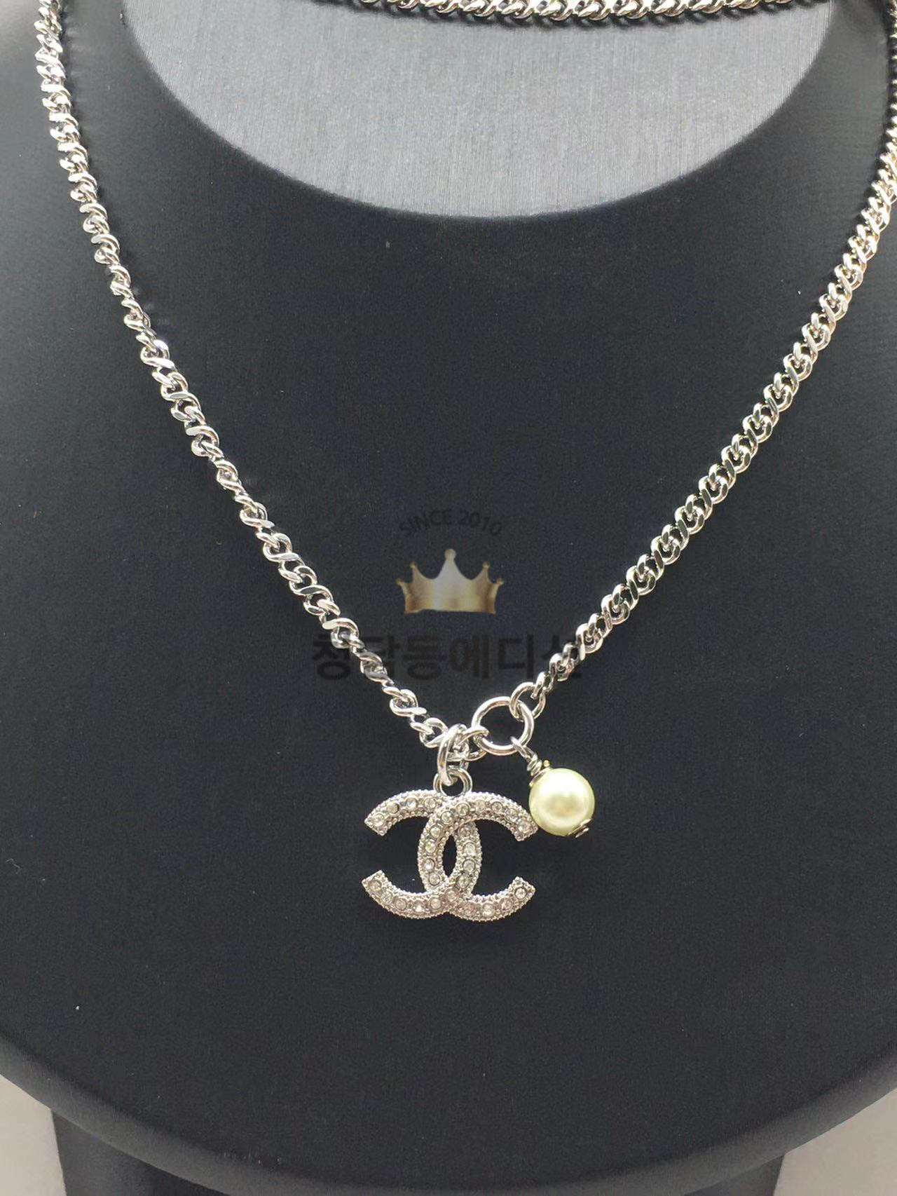 샤넬 체인 cc로고 네크리스 목걸이