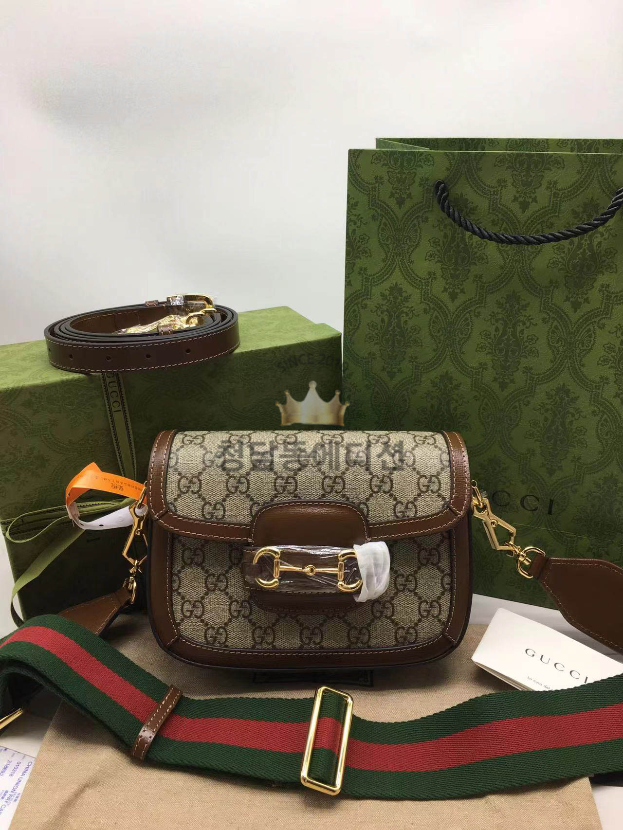 구찌 홀스빗 1955 미니백 (ZP동일가죽)