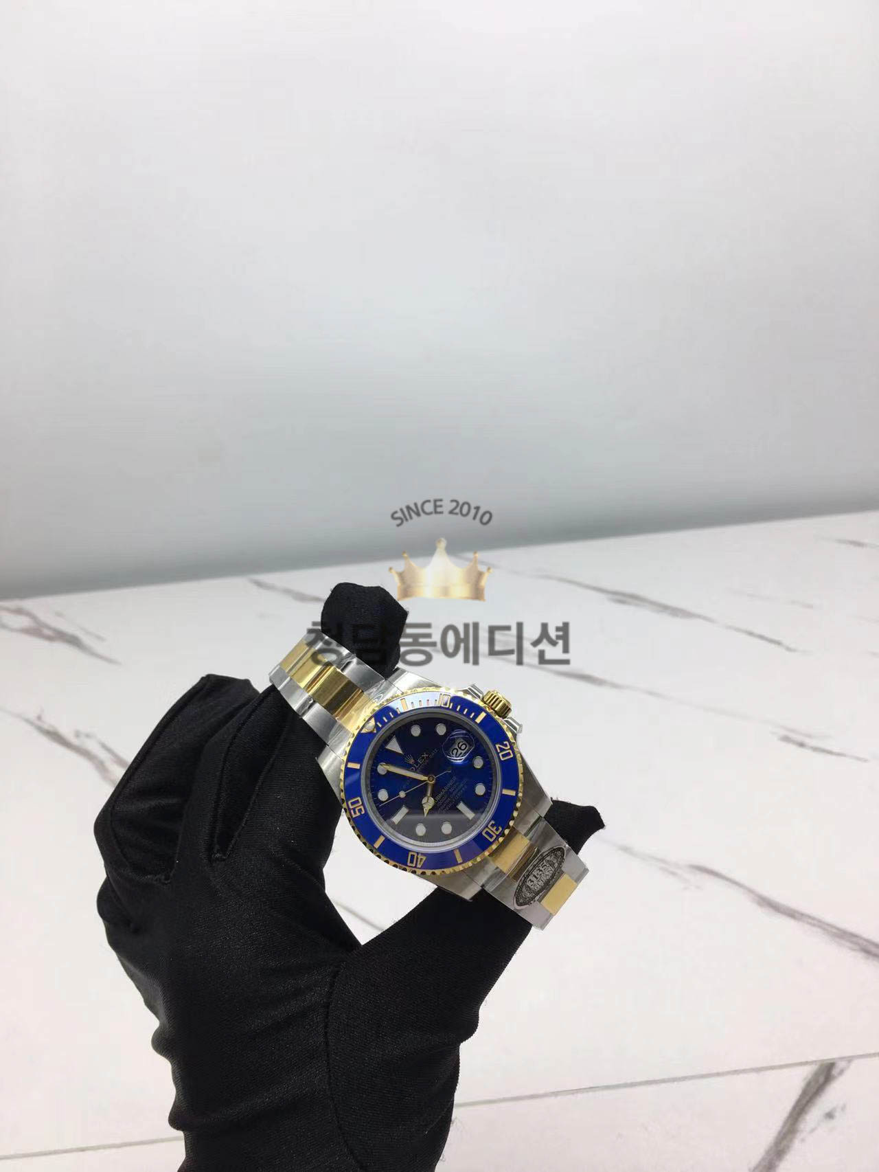 [N 공장 V7 버전] 로렉스 서브마리너 블루골드 116613