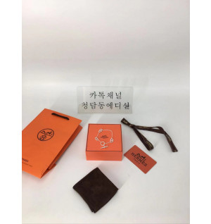 에르메스 돼지코 팔찌 (V-gold소재) (컬러 로즈골드, 화이트골드)