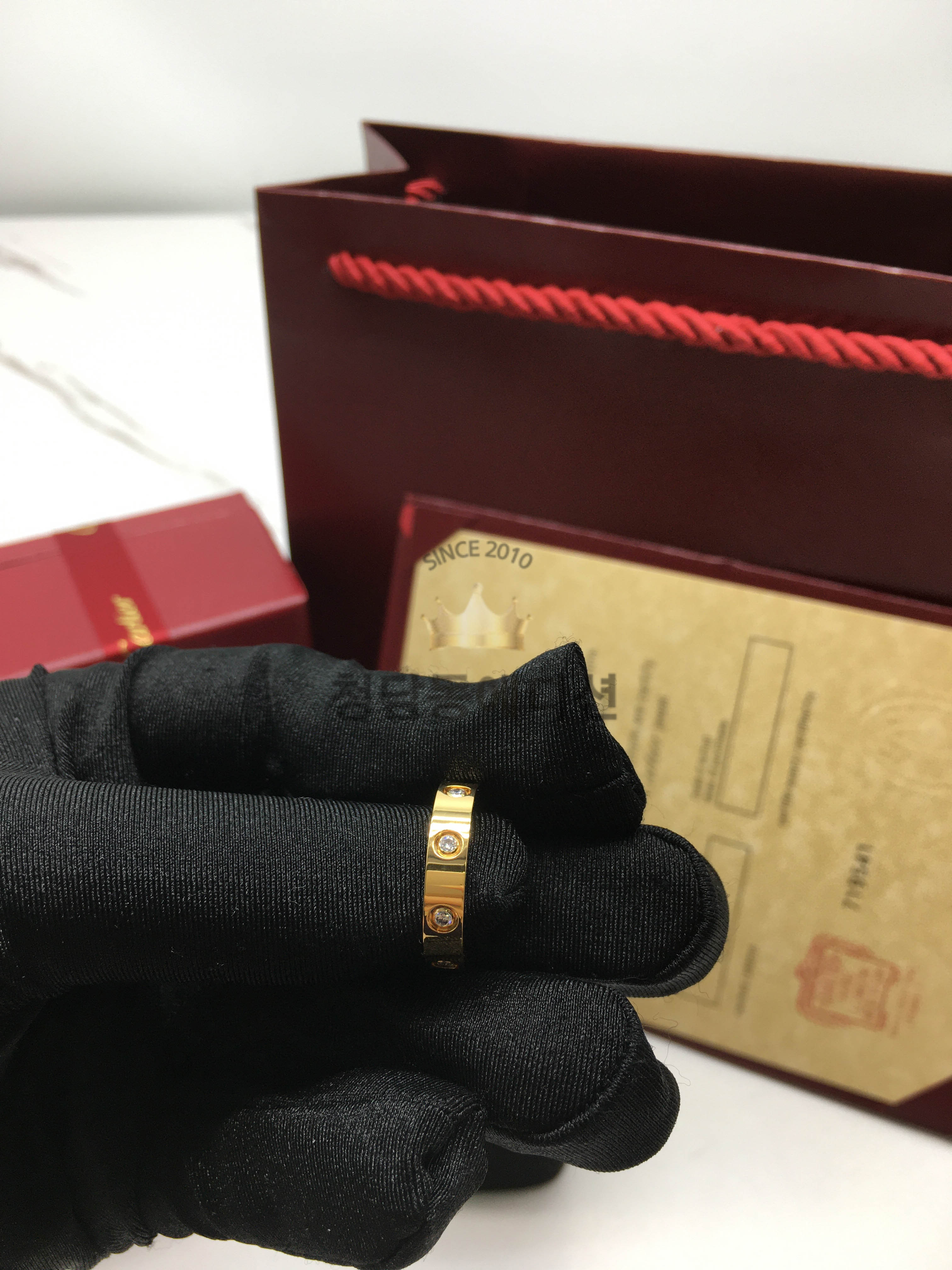 까르띠에 다이아 러브 링 (컬러 로즈골드) (하이엔드급)