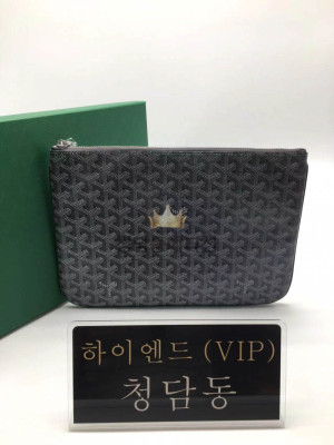 고야드 세나 클러치 MM /GM (컬러 그레이)