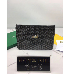 고야드 세나 클러치 MM /GM (컬러 블랙)