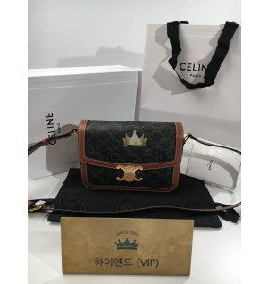 셀린느 트리오페 숄더백 미디움