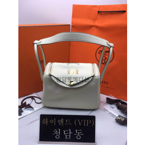 에르메스 린디26 금장 / 은장 올수공 (컬러 끄레)