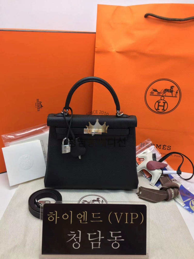 에르메스 켈리25 TOGO 백 올수공 (가죽 토고)