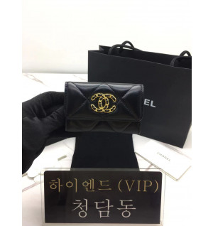 샤넬 19 카드지갑