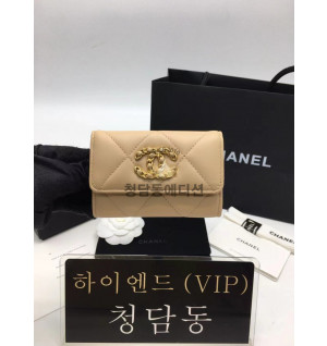 샤넬 19 카드지갑