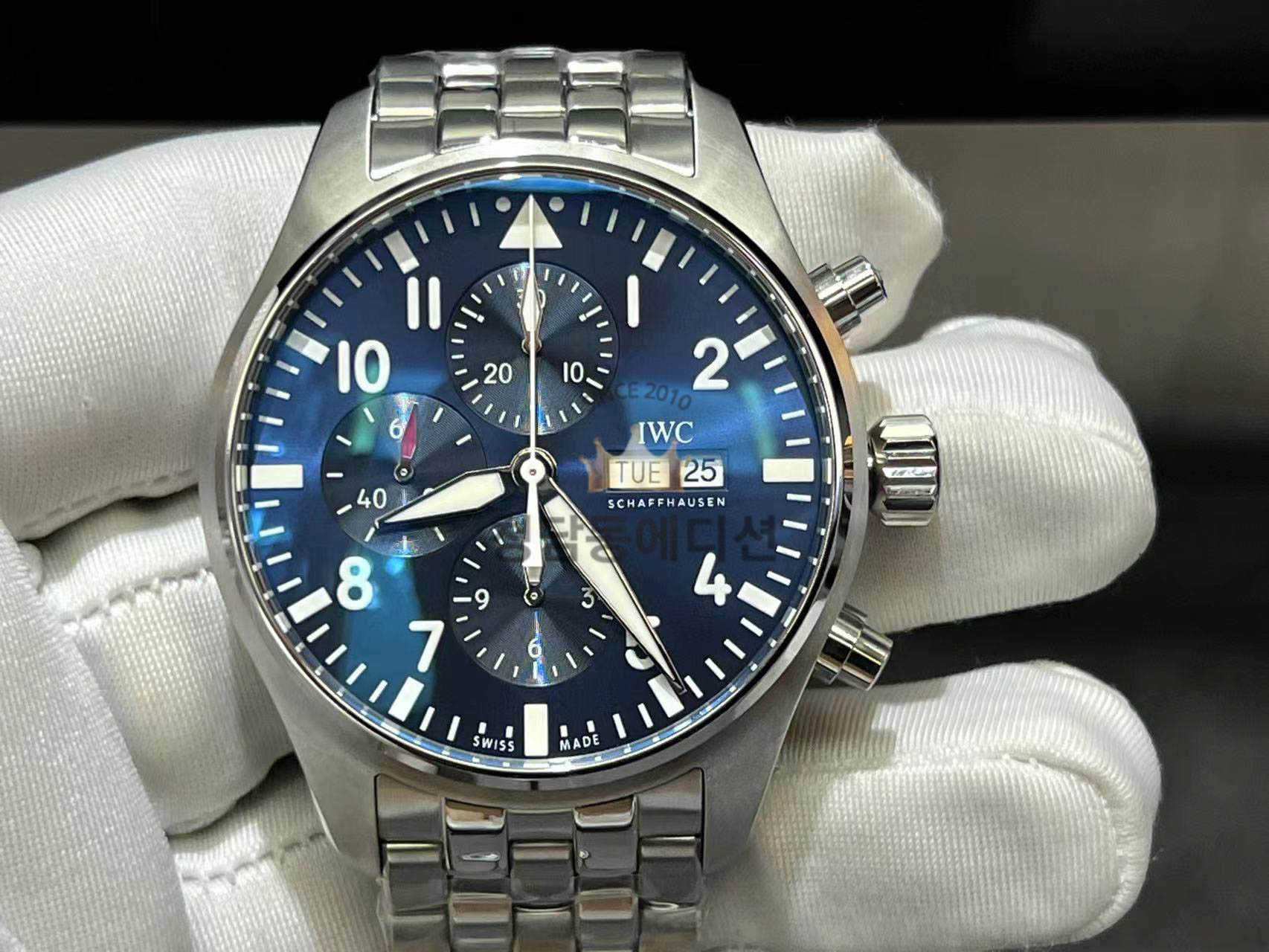 IWC 파일럿 크로노 청판 어린왕자