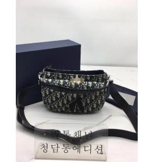 디올 CD 오블리크 새들 미니 소프트백