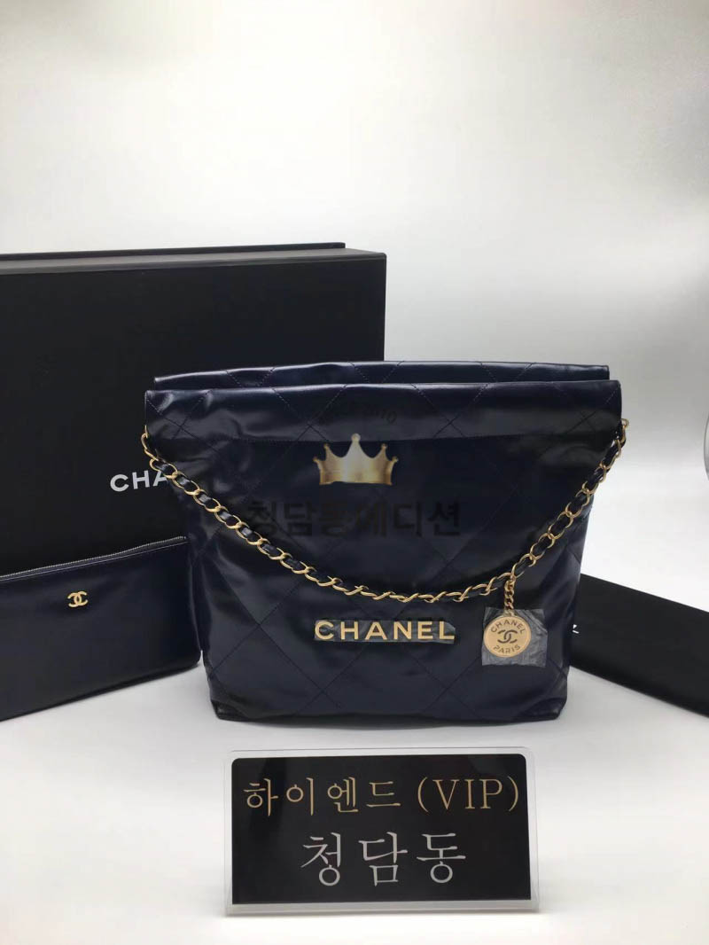 샤넬 22백 스몰 (upgrade ver.) (컬러 네이비)