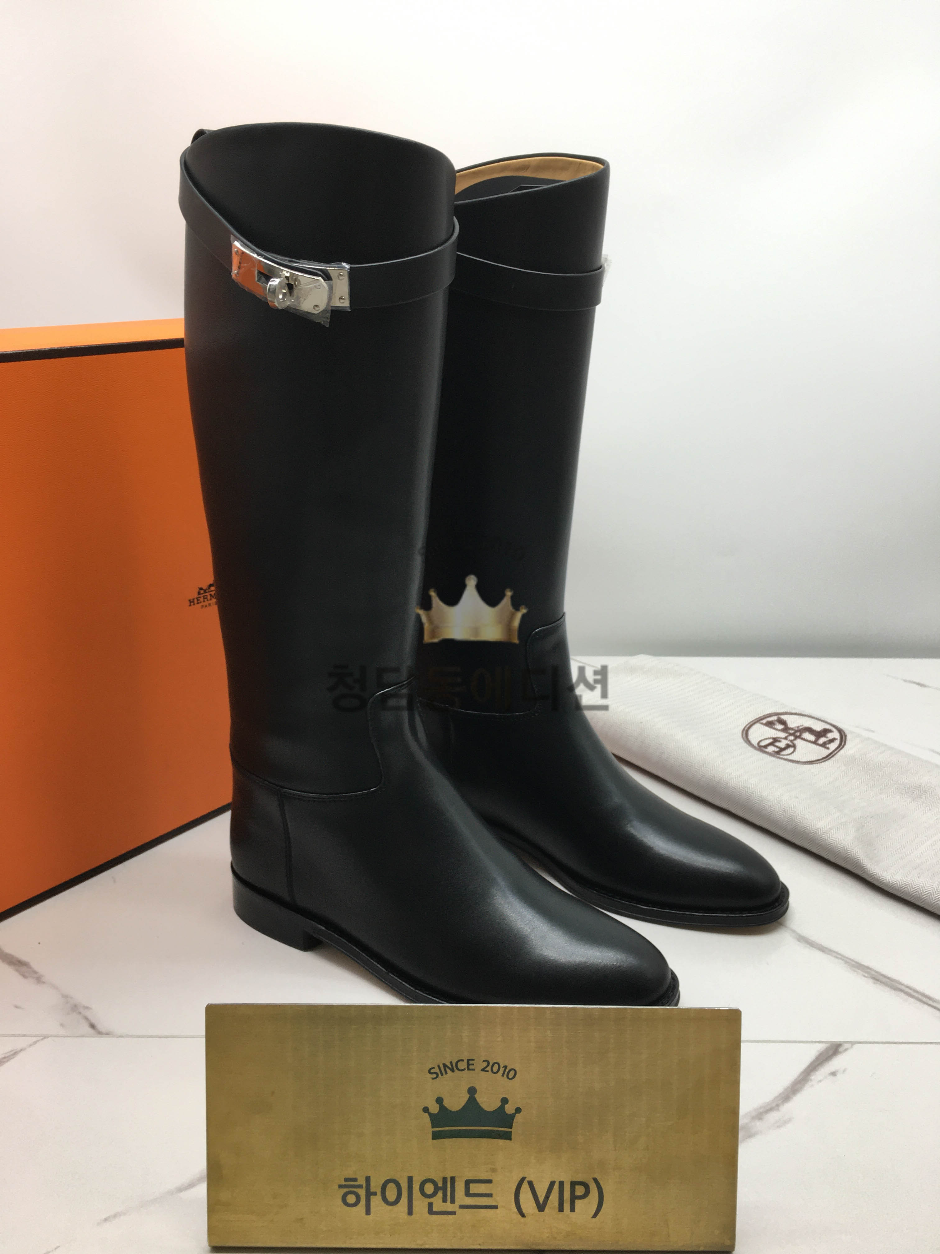 에르메스 켈리 롱부츠