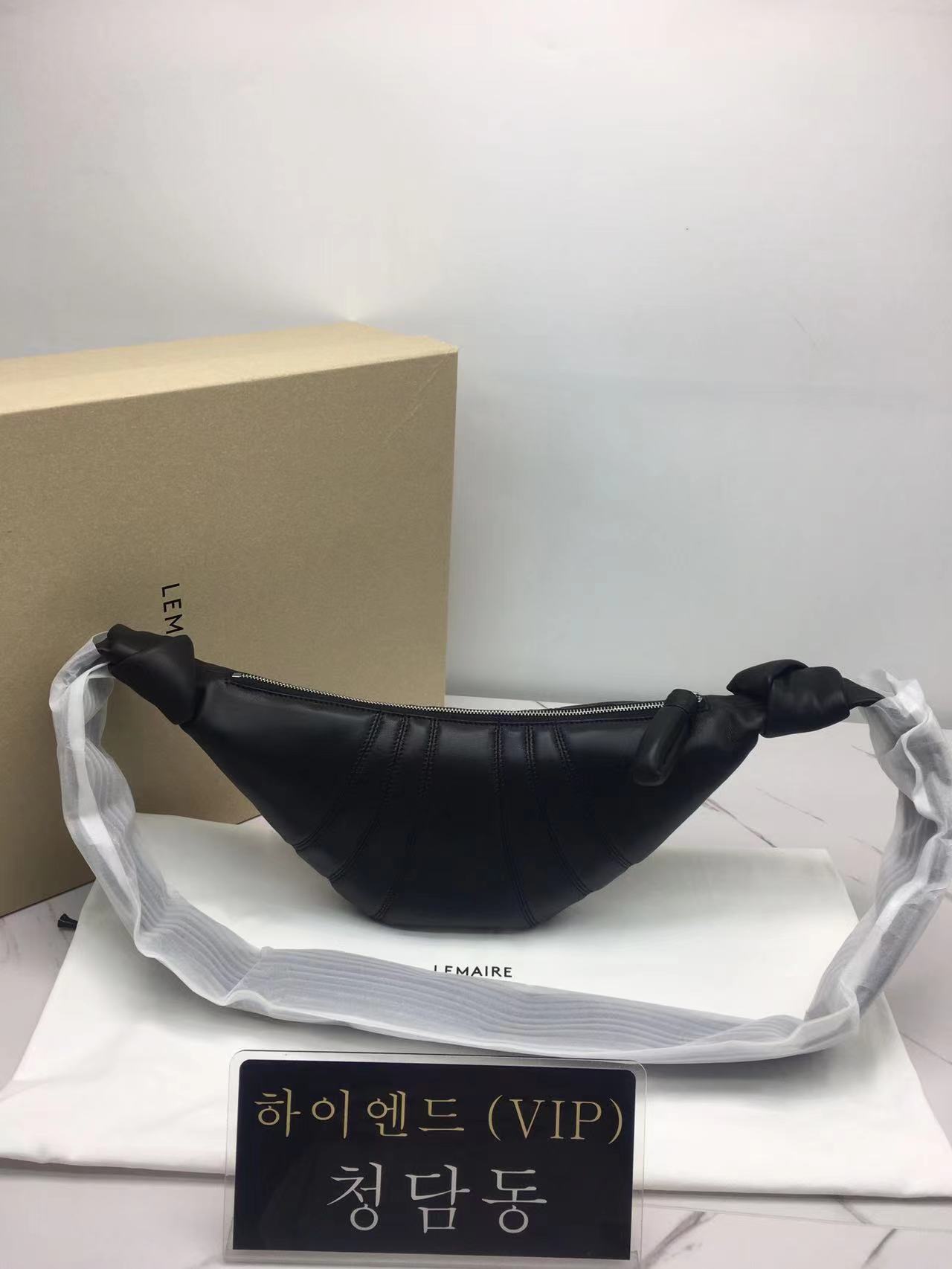 르메르 크로아상 범백 (컬러 블랙) (36.5cm/56cm)