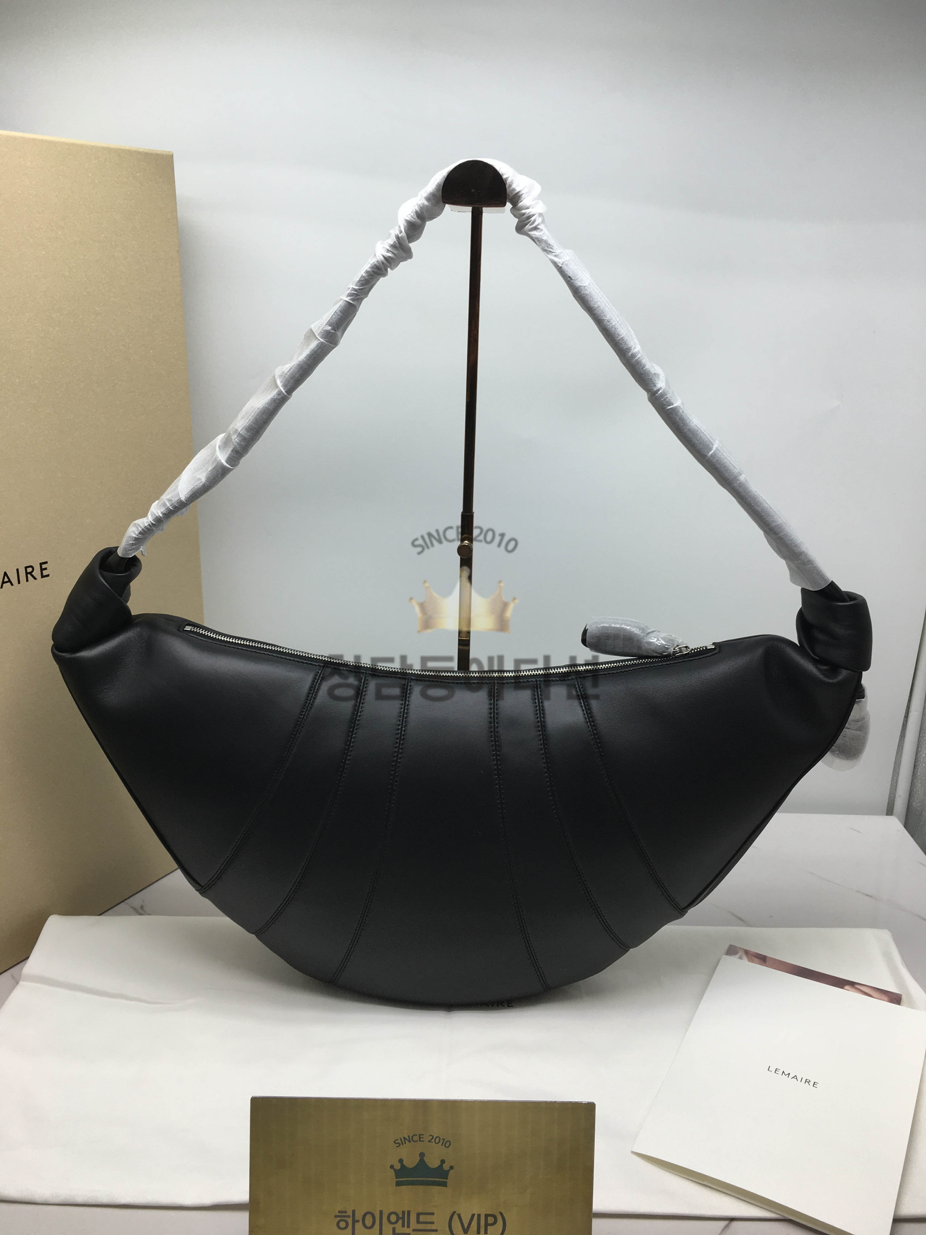 르메르 크로아상 범백 (컬러 블랙) (36.5cm/56cm)