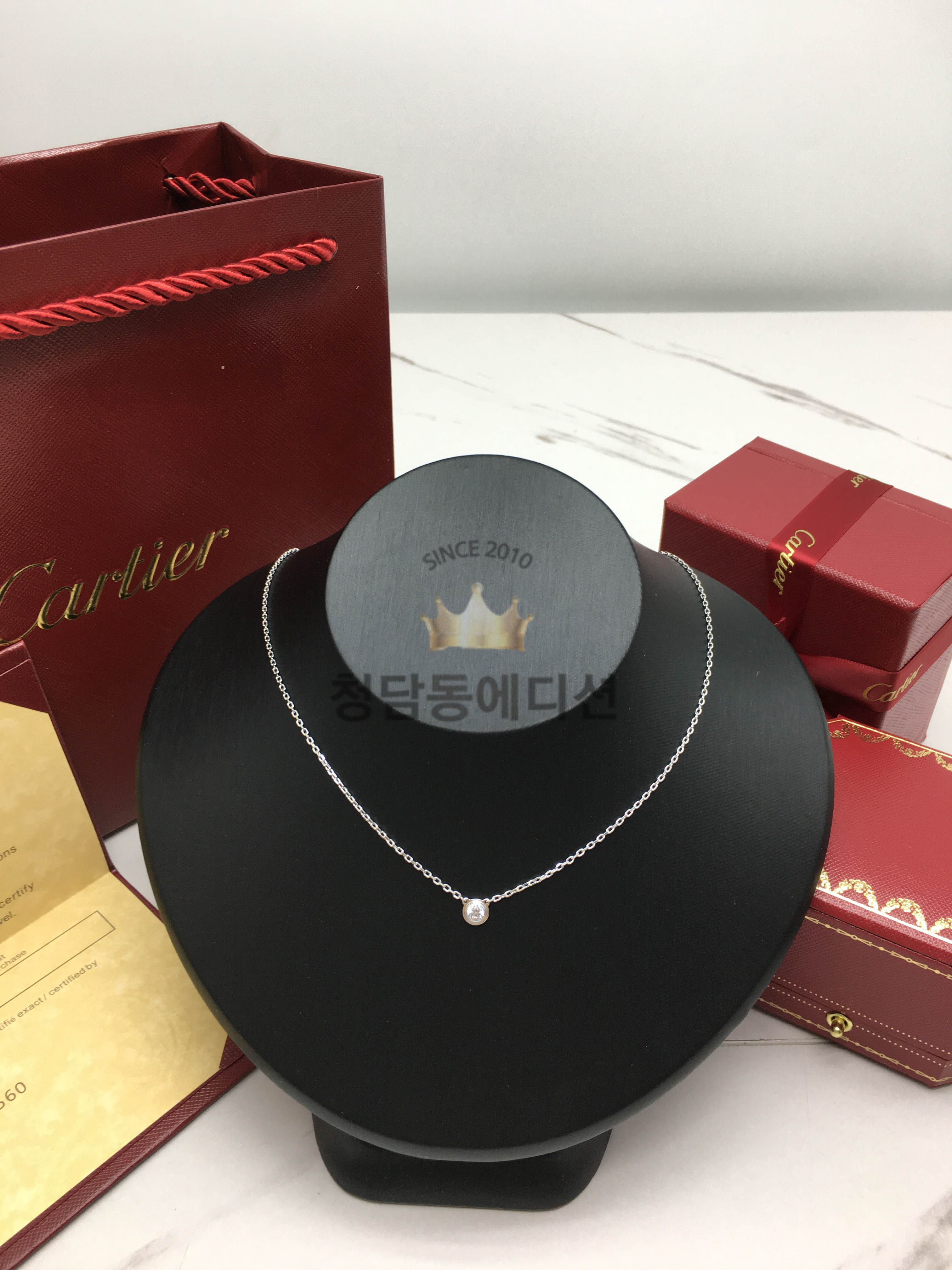 까르띠에 cartier 다무르 목걸이 (3COLOR)