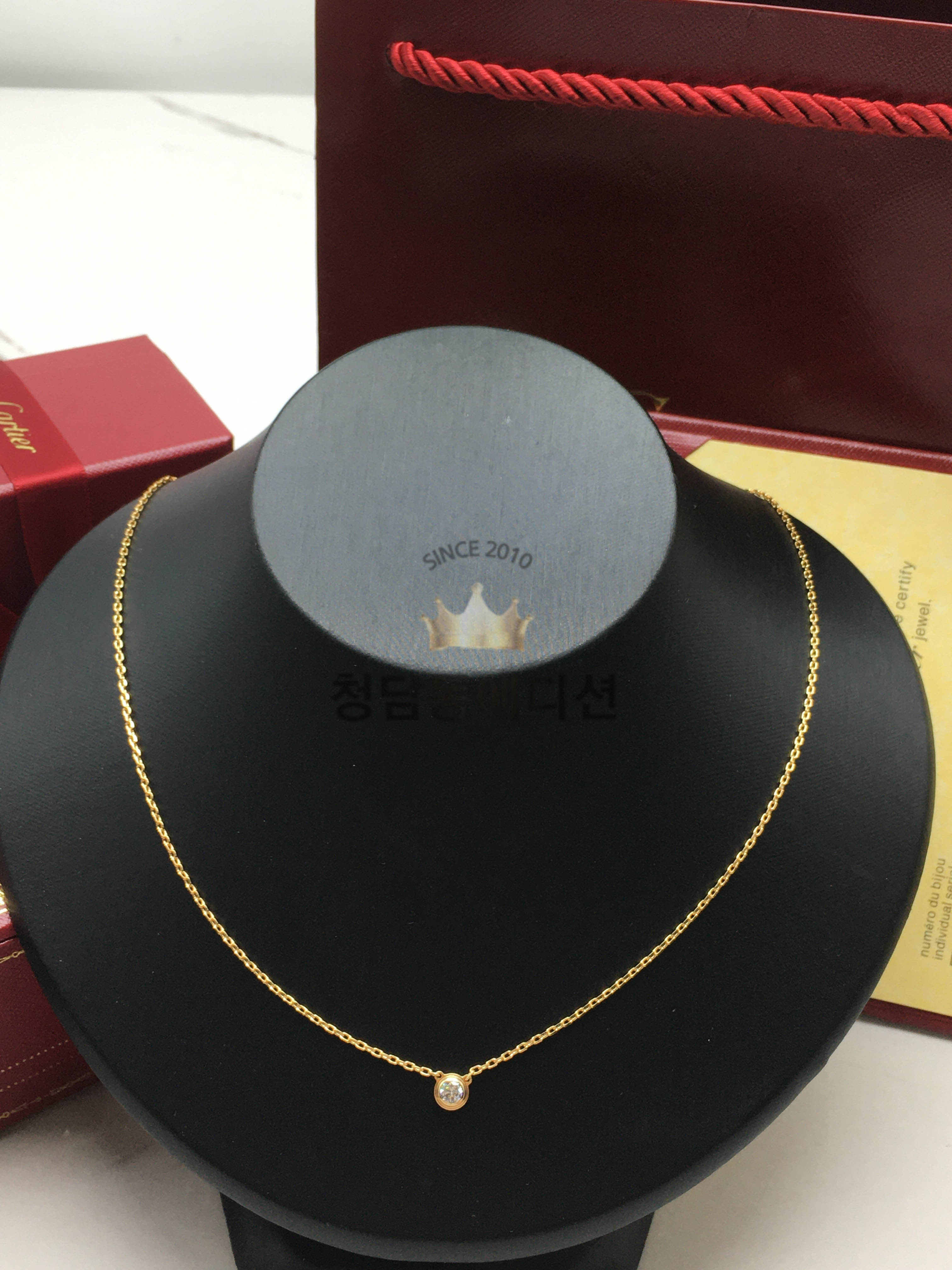 까르띠에 cartier 다무르 목걸이 (3COLOR) (라지 사이즈)