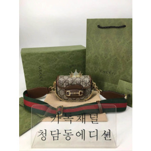 구찌 1955 홀스빗 스트랩 지갑