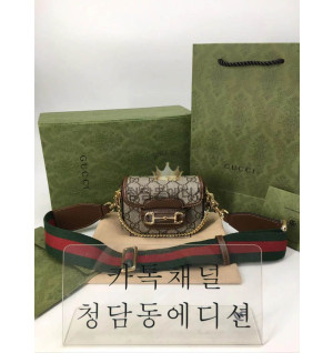 구찌 1955 홀스빗 스트랩 지갑