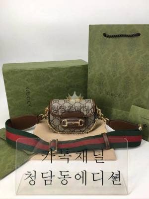 구찌 1955 홀스빗 스트랩 지갑