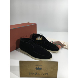 로로피아나 오픈 워크 스웨이드버전 (남성용) (컬러 블랙)