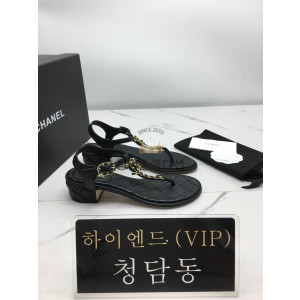 샤넬 19 cc로고 샌들