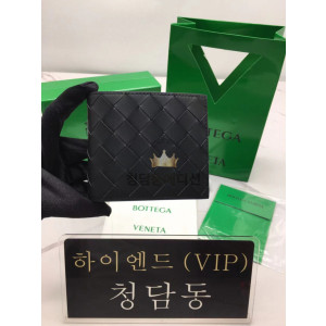 보테가베네타 인트레치아토 폴더형 반지갑 605721 (내부 오렌지)