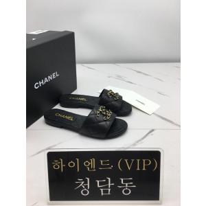 샤넬 퀼팅 cc 슬리퍼