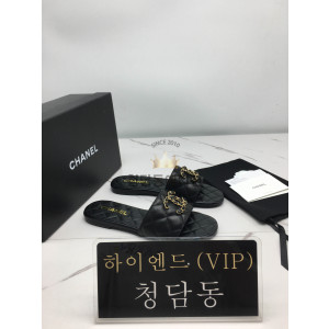 샤넬 퀼팅 cc 슬리퍼