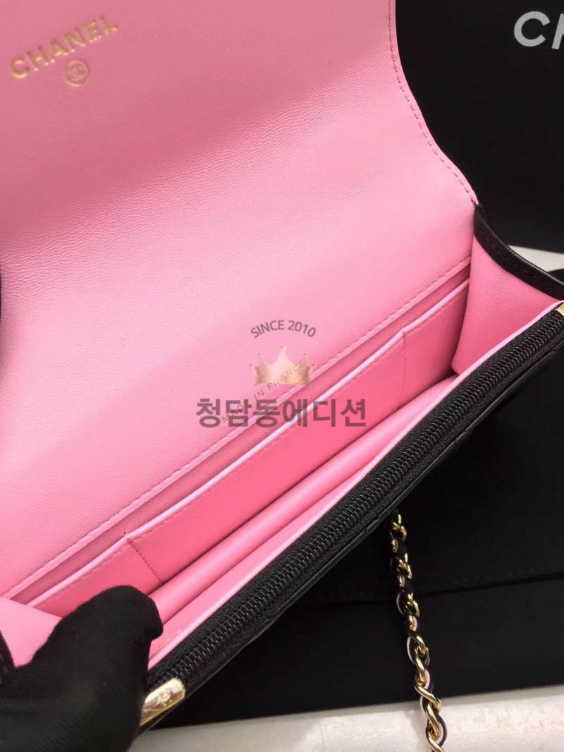 샤넬 23P 뉴미니 탑핸들 WOC