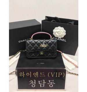 샤넬 23P 뉴미니 탑핸들 WOC