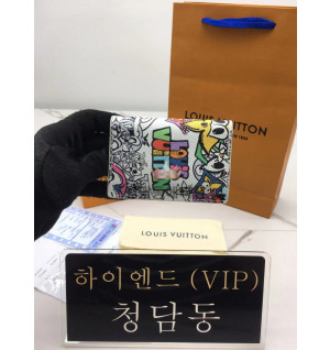 루이비통 포켓 오거나이저 모노그램 코믹스 코티드 캔버스 M82024