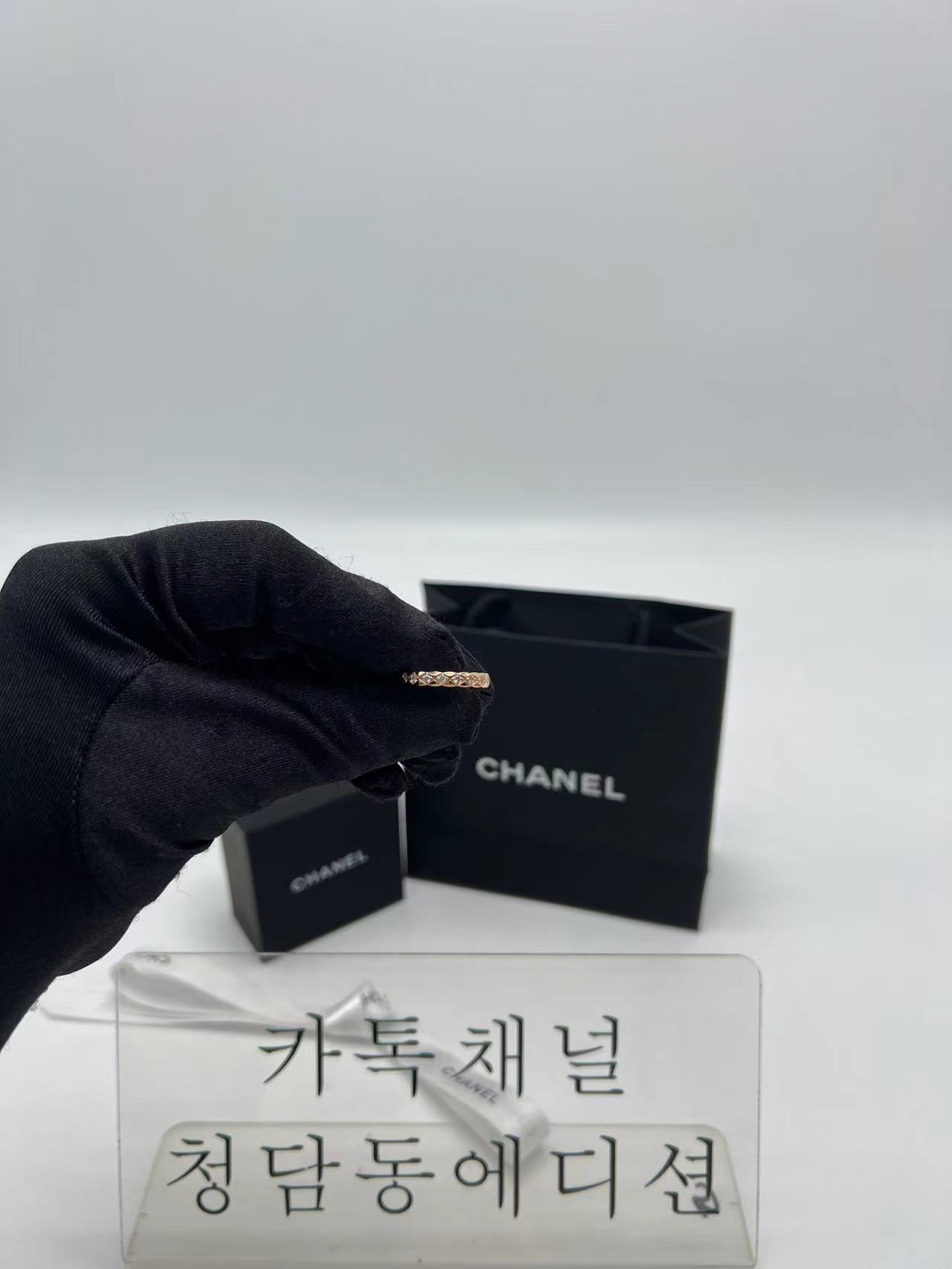 샤넬 코코크러쉬 반지 (풀보석 / 민무늬)