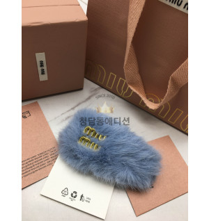 미우미우 퍼 시어링 헤어핀 (3COLOR)