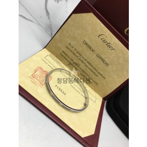 까르띠에 러브 팔찌 풀다이아 SM (V-gold소재) (3COLOR)