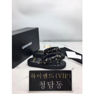 샤넬 CC로고 퀄팅 샌들
