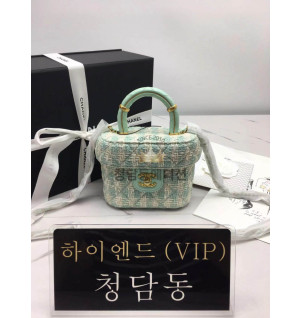 샤넬 23SS 트위드 스몰 코스메틱 케이스 AS3973
