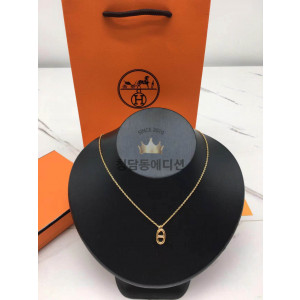 에르메스 hermes 샹달 목걸이 (V-gold소재) (컬러 골드,화이트골드)