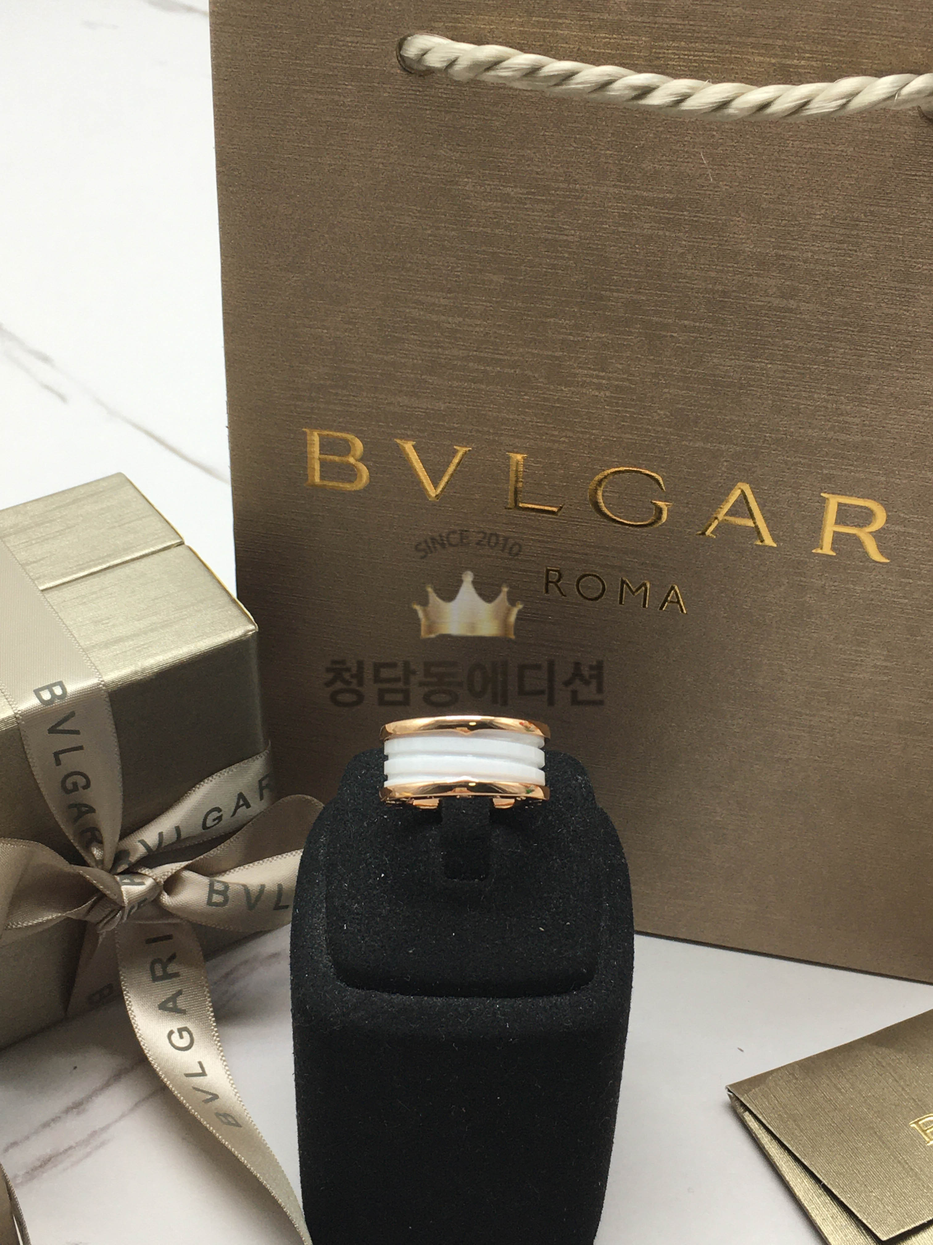 불가리 비제로원 반지 세라믹 (2COLOR)