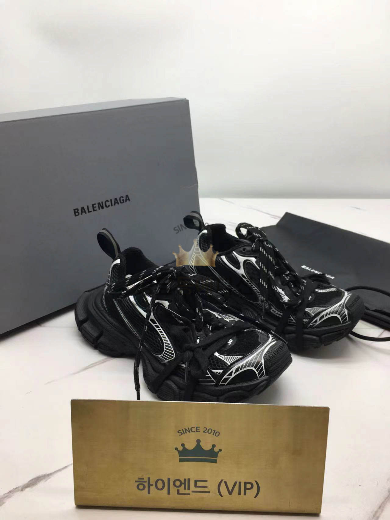 발렌시아가 3xl 스니커즈 (남녀공용) (컬러 블랙)