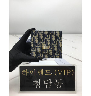 디올 오블리크 반지갑