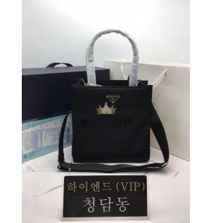 22FW 프라다 로고 리나일론 패딩 토트백 1BG426 RUKW F0002 VNOO