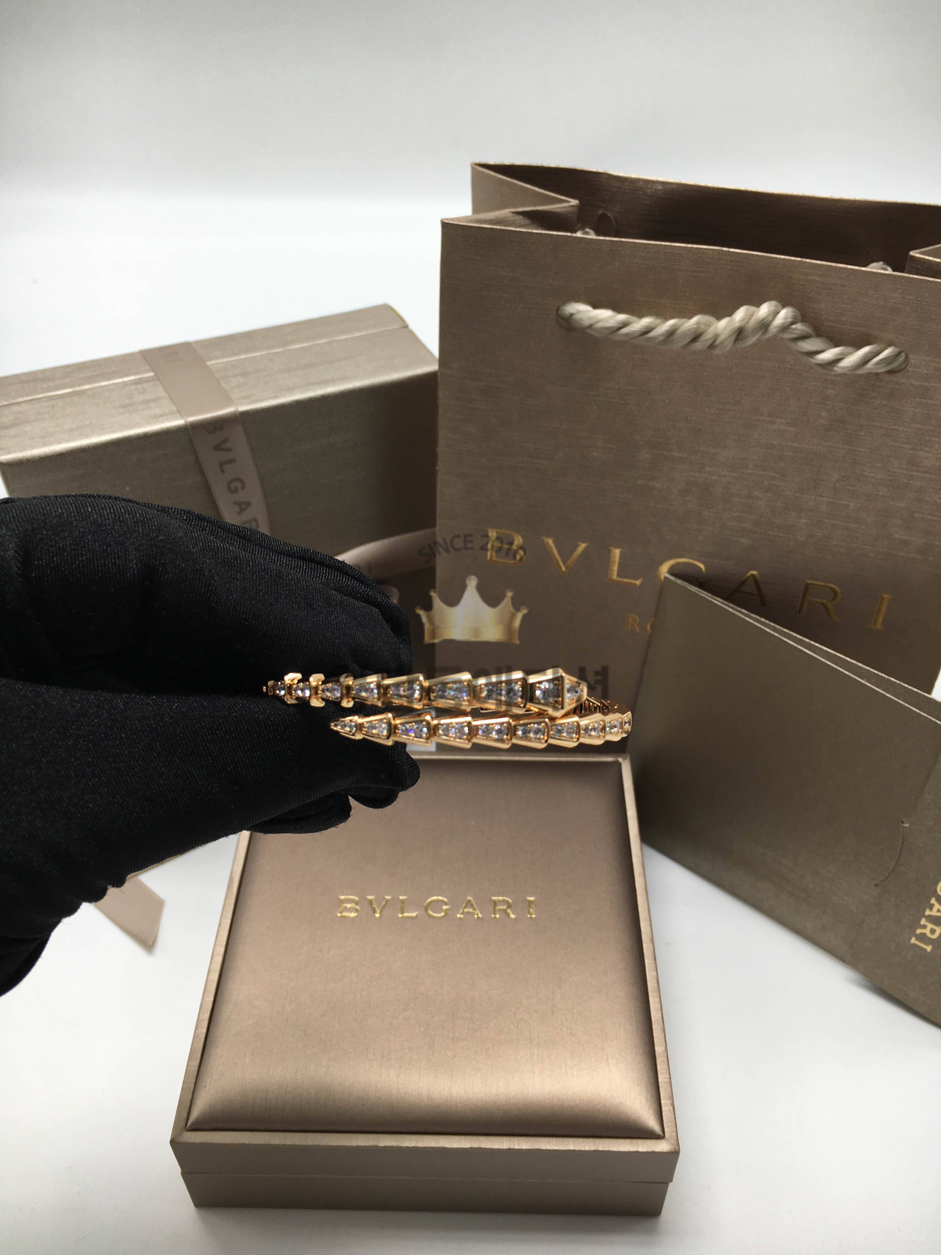 불가리 bvlgari 스네이크 다이아 브레이슬릿